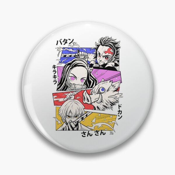 Item preview, Demon Slayer Anime Manga Group Art Tanjiro Nezuko Zenitsu Inosuke designed and sold by Soft Glow.