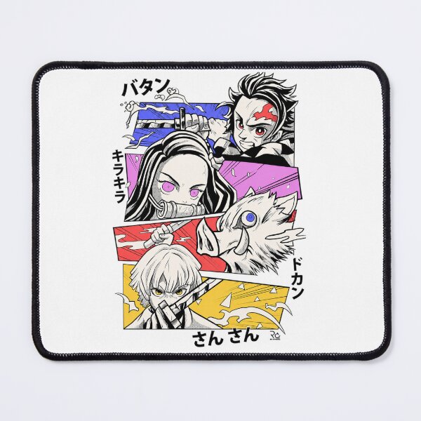 Item preview, Demon Slayer Anime Manga Group Art Tanjiro Nezuko Zenitsu Inosuke designed and sold by Soft Glow.