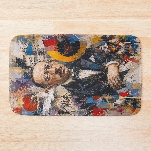 Item preview, Russian composer, pianist, and conductor Igor Stravinsky painting. designed and sold by GalleryKauffeld.