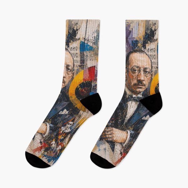 Item preview, Russian composer, pianist, and conductor Igor Stravinsky painting. designed and sold by GalleryKauffeld.