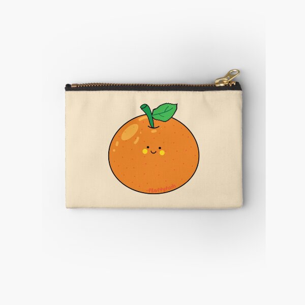 Item preview, Cute orange citrus fruit with leaf designed and sold by fluffyfamcraft.