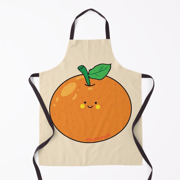 Item preview, Cute orange citrus fruit with leaf designed and sold by fluffyfamcraft.