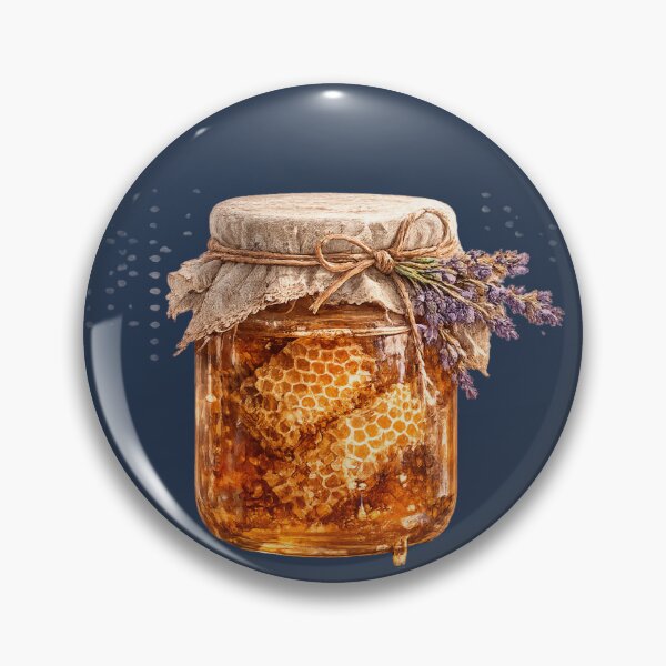 Item preview, Wildflower Honey Jar Watercolor | Botanical Cottagecore Kitchen Art | Beekeeper Gift | Rustic Honey Illustration designed and sold by MagicMakerPh⭐⭐⭐⭐⭐.