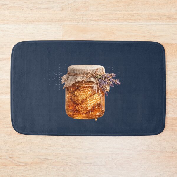 Item preview, Wildflower Honey Jar Watercolor | Botanical Cottagecore Kitchen Art | Beekeeper Gift | Rustic Honey Illustration designed and sold by MagicMakerPh.