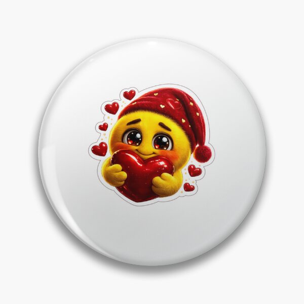 Artikelvorschau, Niedlicher Herz-Emoji-Sticker (PNG) | Transparenter Valentinstag-Emoji-Sticker entworfen und verkauft von ashwin131.