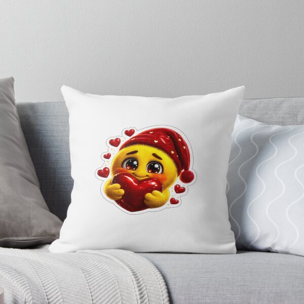 Item preview, Pegatina PNG de emoji de amor sosteniendo un corazón | Pegatina transparente de emoji de San Valentín designed and sold by ashwin131.