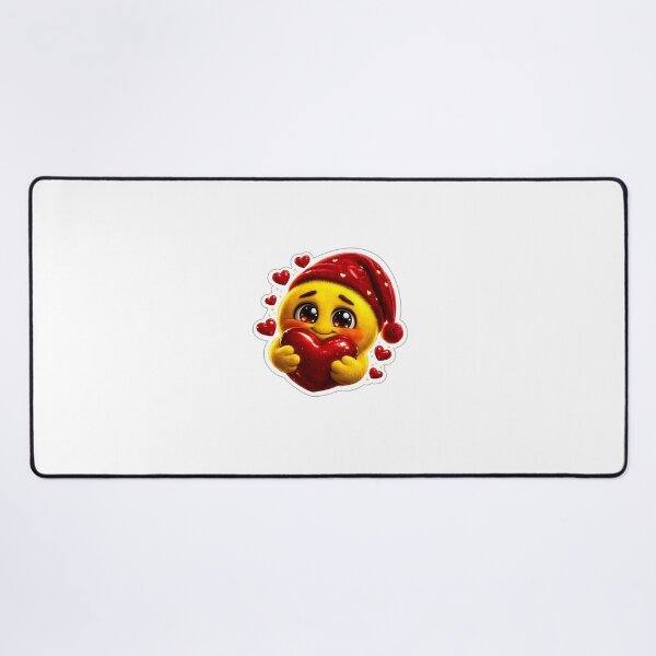 Item preview, Cute Love Emoji Holding Heart Sticker PNG | Valentine Emoji Transparent Sticker designed and sold by ashwin131.
