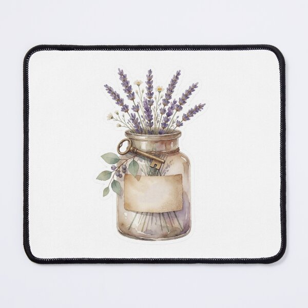 Item preview, Lavender Apothecary Jar Botanical Illustration designed and sold by AillustriaAK.