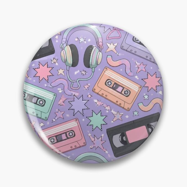 Item preview, Pastel Vaporwave Retro Cassette Y2K Nostalgia designed and sold by StickyGuys.