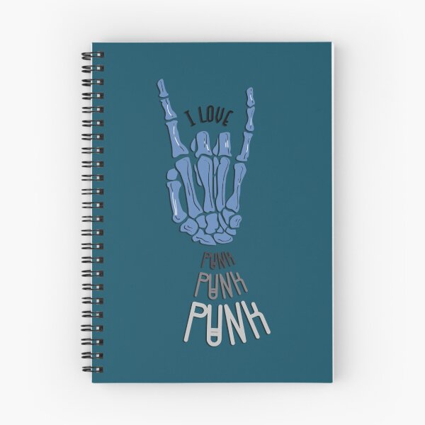 Item preview, I Love Punk Skeleton Hand Graphic | Punk Rock Skull Hand designed and sold by Naershop.