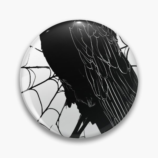 Item preview, Spiderweb Portrait Crow designed and sold by pumsquare.