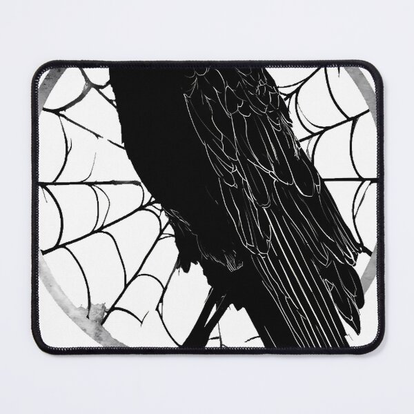 Item preview, Spiderweb Portrait Crow designed and sold by pumsquare.
