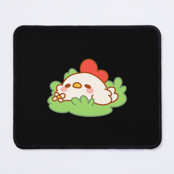 Item preview, Chicken Lay Low Cute Fluffy Chick On Grass Illustration designed and sold by Pudgeproject.