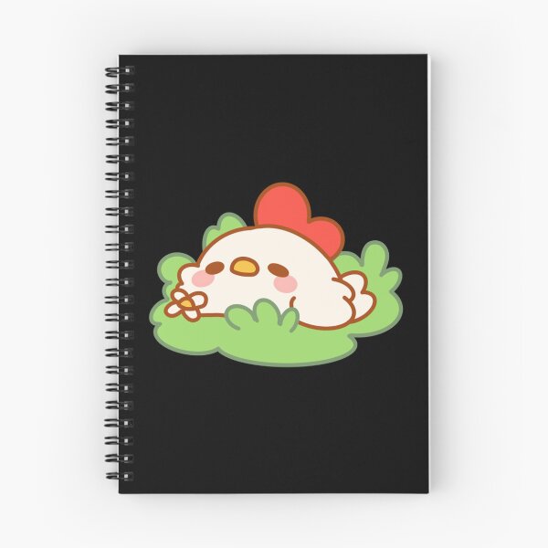 Item preview, Chicken Lay Low Cute Fluffy Chick On Grass Illustration designed and sold by Pudgeproject.