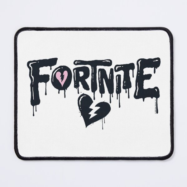 Item preview, Fortnite Black Drip Font Broken Heart Pastel Pink designed and sold by Plonkylar.