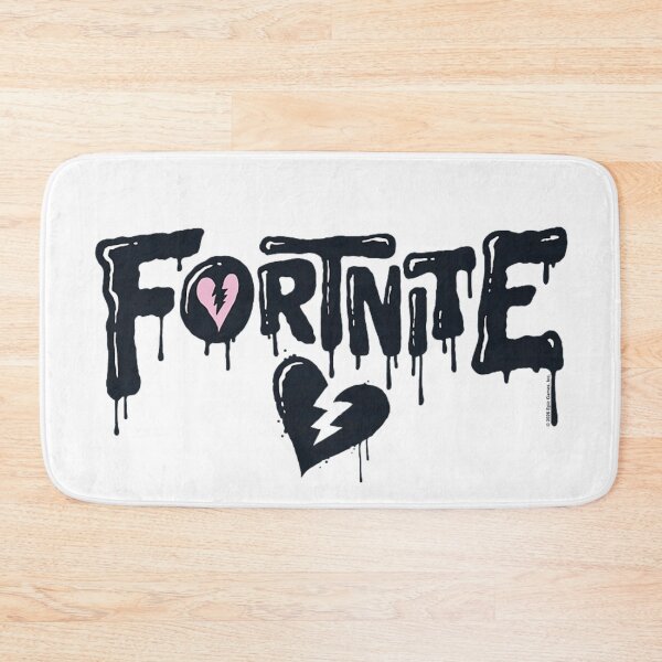 Item preview, Fortnite Black Drip Font Broken Heart Pastel Pink designed and sold by Plonkylar.