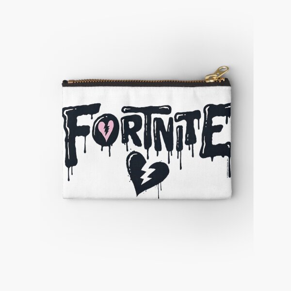 Item preview, Fortnite Black Drip Font Broken Heart Pastel Pink designed and sold by Plonkylar.