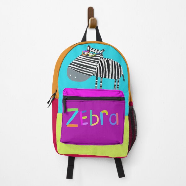 Item preview, Funny Zebra With Colorful Text By Artist Carla Daly designed and sold by Carla Daly.