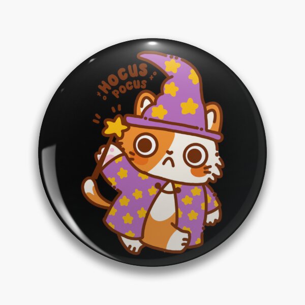 Item preview, Wizard Cat Cute Magical Halloween Calico Kitten Illustration designed and sold by Pudgeproject.