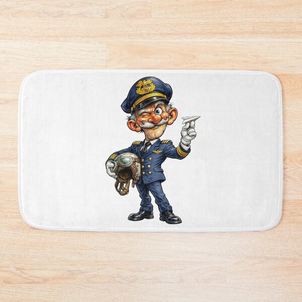 Item preview, Pilot Cartoon designed and sold by AlexLineArt.