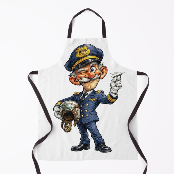 Item preview, Pilot Cartoon designed and sold by AlexLineArt.