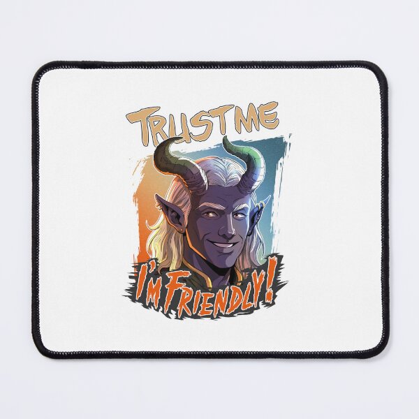 Item preview, Friendly Tiefling D&D designed and sold by Dart-Ambrose.