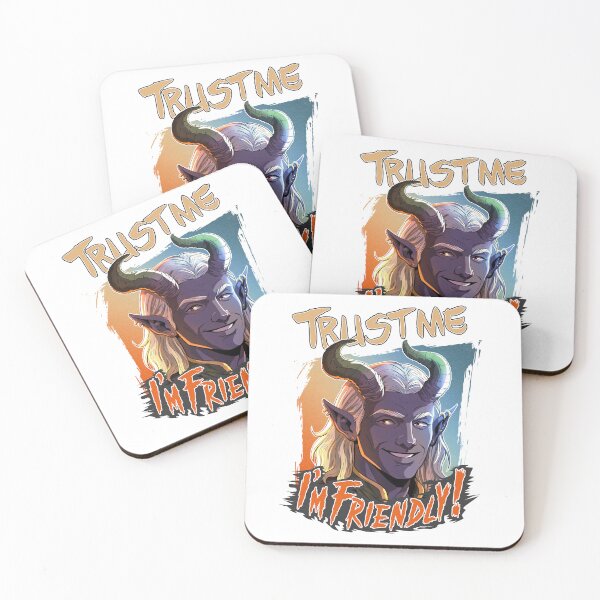 Item preview, Friendly Tiefling D&D designed and sold by Dart-Ambrose.