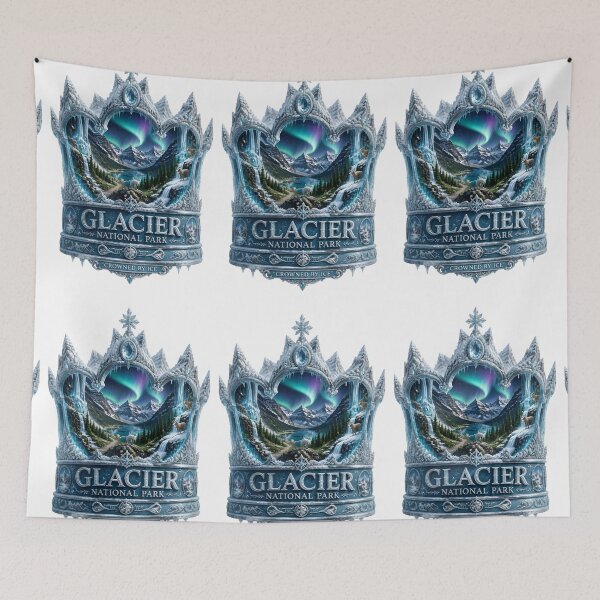 Item preview, Glacier National Park Crowned By Ice designed and sold by Sovereign Supply Co..