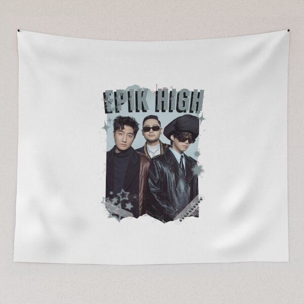 Item preview, Epik High Y2K Kpop Korean Korea Preppy Vintage Collage Design designed and sold by HELL0WBELLO.