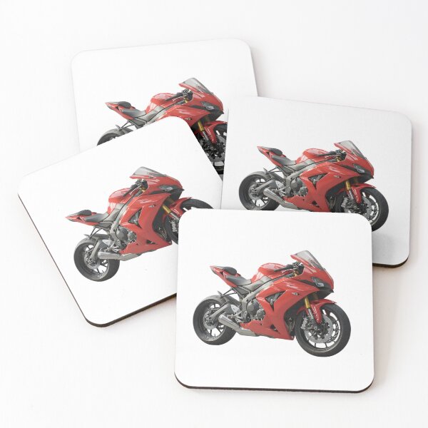 Item preview, Red Sport Bike - Neon Cyber Racer designed and sold by JMAVILA ART.