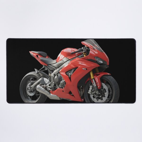 Item preview, Red Sport Bike - Neon Cyber Racer designed and sold by Mavila Forge.