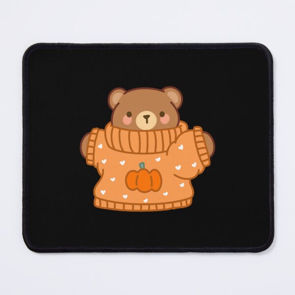 Item preview, Pumpkin Bear Cute Autumn Cozy Sweater Teddy Illustration designed and sold by Pudgeproject.