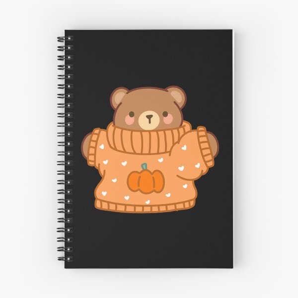 Item preview, Pumpkin Bear Cute Autumn Cozy Sweater Teddy Illustration designed and sold by Pudgeproject.