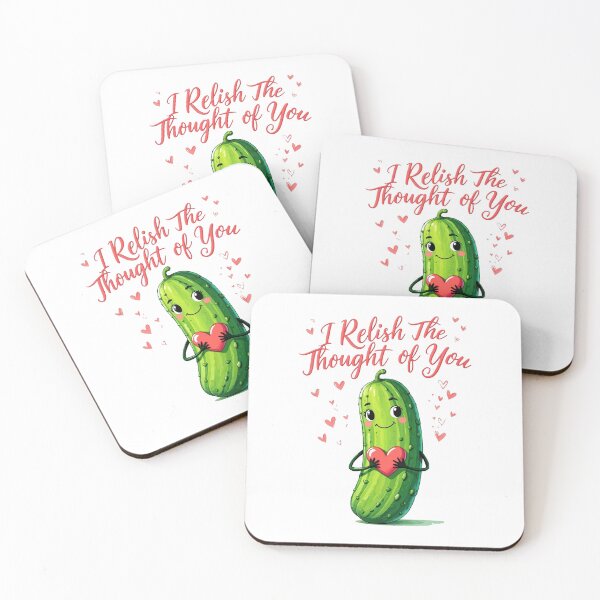 Item preview, funny inappropriate pickles I Relish the Thought of you designed and sold by Uglyandcute.