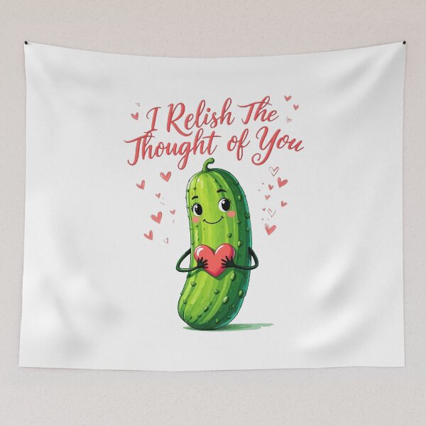 Item preview, funny inappropriate pickles I Relish the Thought of you designed and sold by Uglyandcute.
