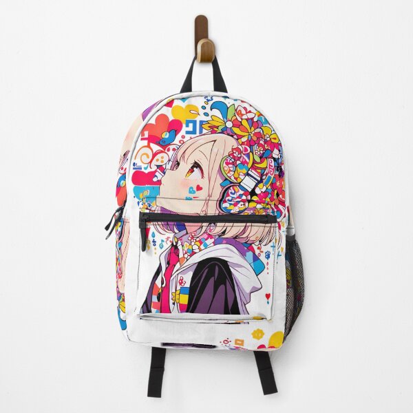 Item preview, Color Burst Anime Girl with Floral Headphones | Kawaii Pop Art Aesthetic Illustration designed and sold by Dyan4.