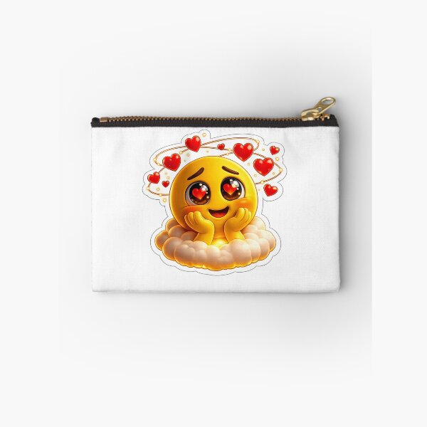 Item preview, Heart Eyes Emoji on Cloud Sticker PNG | Cute Love Emoji Transparent Sticker designed and sold by ashwin131.