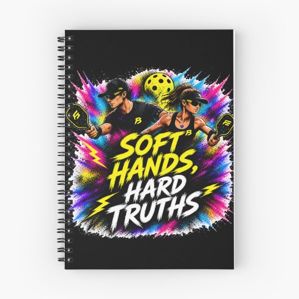Item preview, Soft Hands Hard Truths Pickleball Shirt – Funny Trash Talk Gift for Competitive Players designed and sold by Surrealtrends.