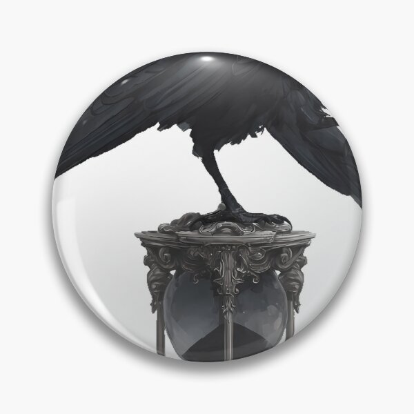 Item preview, Moonlit Hourglass Crow designed and sold by pumsquare.