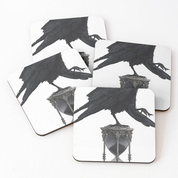 Item preview, Moonlit Hourglass Crow designed and sold by pumsquare.