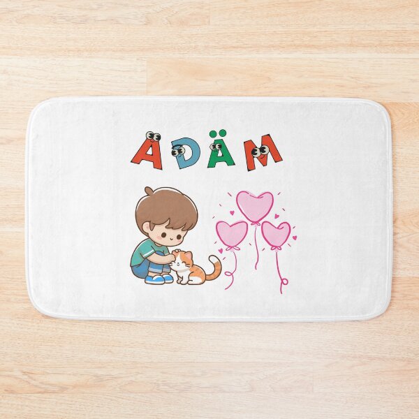 Item preview, Adam – Cute Name Aesthetic Design with Kawaii Elements designed and sold by Emianartstudio.
