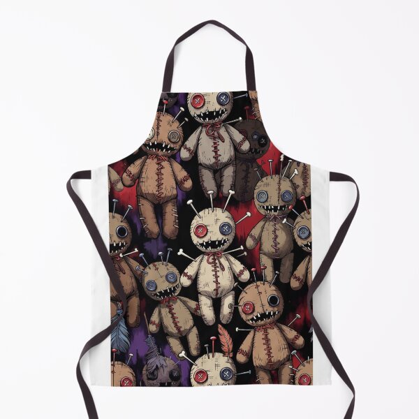 Item preview, Creepy Voodoo Doll Pattern - Horror Rag Dolls with Pins and Stitches designed and sold by ITSimagination.