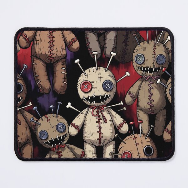 Item preview, Creepy Voodoo Doll Pattern - Horror Rag Dolls with Pins and Stitches designed and sold by ITSimagination.