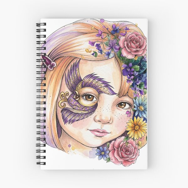 Item preview, Enchanted Floral Fairy Faces-Magical  Garden Art for T-Shirts & Custom Products designed and sold by Mnrrstudio.