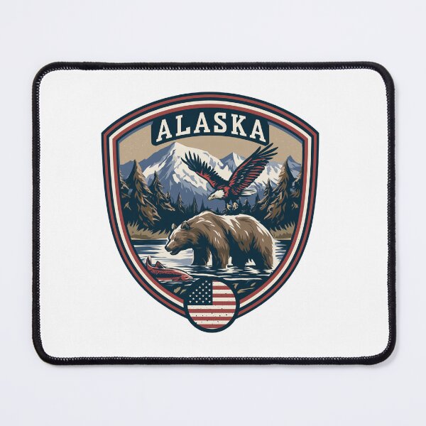 Item preview, Alaska USA Logo Design #21 designed and sold by GoldenAurora91.