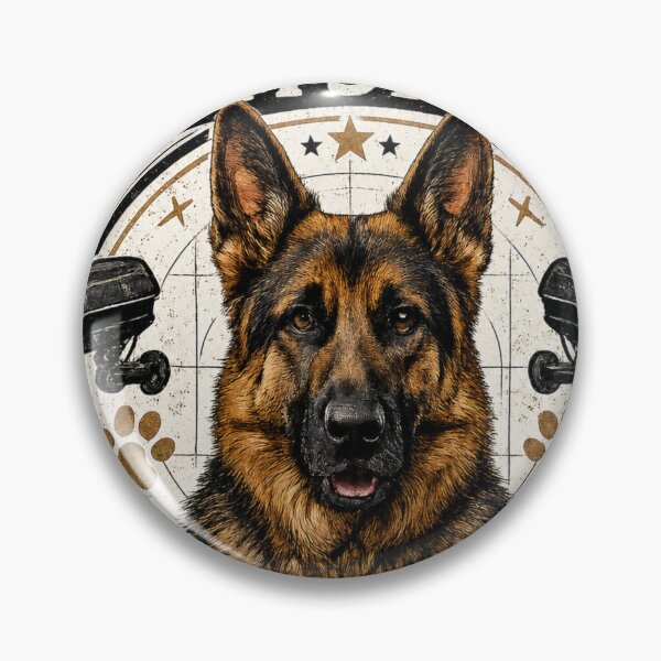 Item preview, My Best Alarm System Has Four Legs Funny German Shepherd Dog Owner Gift T-Shirt Sticker designed and sold by Igrowlab254.