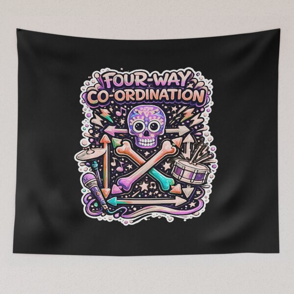 Item preview, Drummer Dad Gifts 4-Way Co-ordination Drumming designed and sold by Genius Geek.