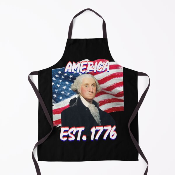 Item preview, America Est 1776 George Washington US Flag Independence Day designed and sold by Kuzmier.