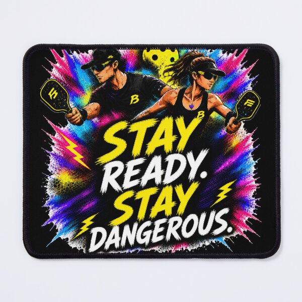 Item preview, Stay Ready Stay Dangerous Pickleball Shirt – Funny Trash Talk Gift for Competitive Players designed and sold by Surrealtrends.