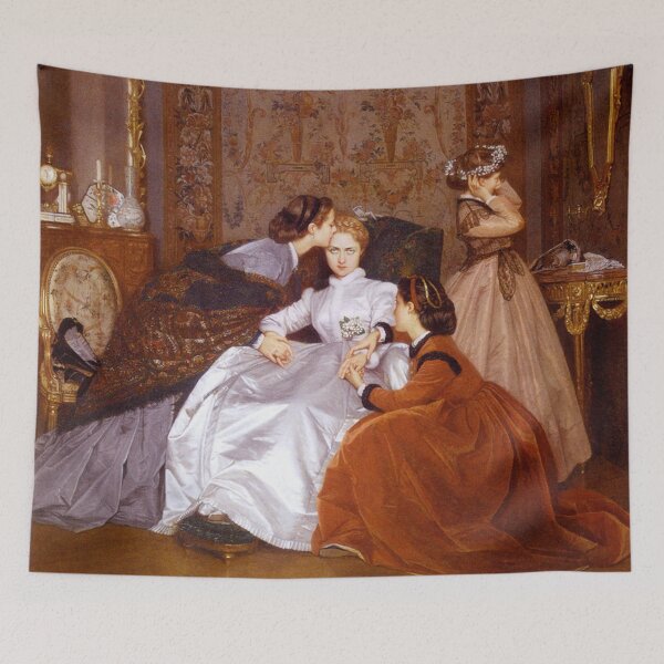 Item preview, The Reluctant Bride - Auguste Toulmouche - Victorian Painting Elegant Ladies Art for Classic Decor Lovers designed and sold by RickE.